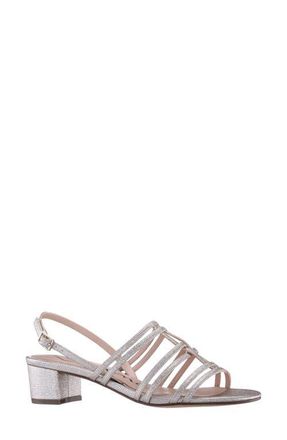 Nina Gladys Slingback Sandal in Platino at Nordstrom, Size 8.5