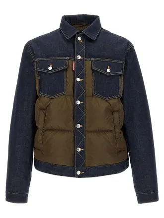 XXLサイズ　DSQUARED2 QUILTED Jacket ジャケット DSQUARED2◇ロゴ キルティング ジャケット Quilted Hooded (D