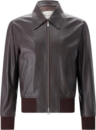 Ami Giacche in pelle - - Jackets - Uomo - Rosso - M