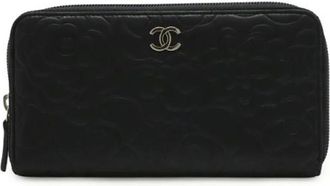 Chanel Pre-owned Wallets, female, Black, Size: ONE SIZE Pre-owned Vintage Wallet