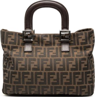 Fendi Pre-owned Fendi Small Zucca Canvas Twins Tote Ladies 71GN28DTC9UWJ8N5