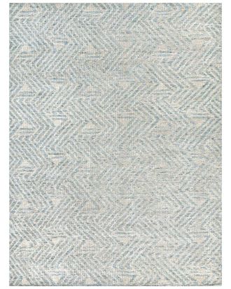Exquisite Rugs Eaton Hand-Knotted New Zealand Wool & Bamboo Silk Ivory Area Rug