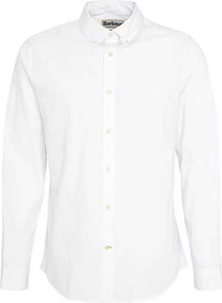 Barbour Casual Shirts - Heren - Casual Overhemden - Wit - M - Katoen - Overhemden