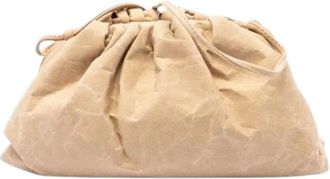Bottega Veneta Pre-owned Pouch - Dames - Pre-owned - Beige - Maat: ONE Size