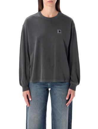 Carhartt Work in Progress Black Crewneck Logo T-Shirt