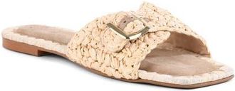 Seychelles Morning Brunch Woven Slide Sandal in Natural at Nordstrom, Size 9.5
