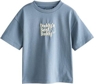 Next Kids Daddys Best Buddy Cotton Graphic T-Shirt in Blue at Nordstrom, Size 1.5-2Y