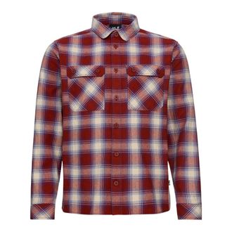 Jack Wolfskin Camicia di flanella Baja - - Sport - Uomo - Rosso - XL