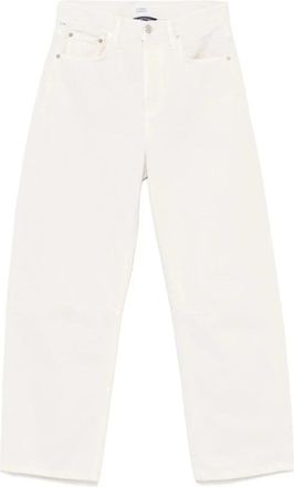 Citizens Of Humanity Beige Klassieke Five-Pocket Jeans - Dames - Straight fit broeken - Wit - W24 - Broeken