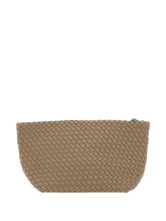 Naghedi woven clutch bag - Neutrals