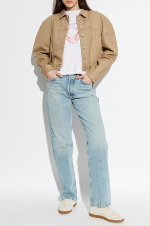 Re/Done T-shirt With Print, Womens, White