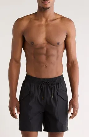BOSS Neo Swim Trunks in Black at Nordstrom Rack, Size X-Large
