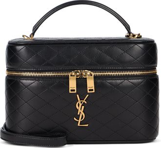 Saint Laurent Womens Shoulder Bag Gaby Vanity Black Leather Lambskin