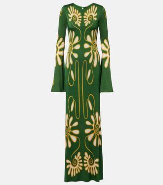 Cala de la Cruz Amay printed maxi dress