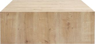 Hanah Home Mesa De Centro De Mdf <> - 90 X 90 X 35 Cm - Roble Saphir