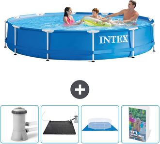 Intex Piscina Con Estructura Redonda - 366x76 Cm - 7-piezas Scb126