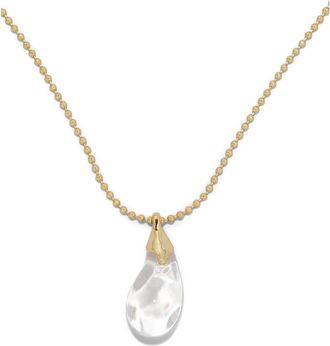 Alexis Bittar Liquid Lucite Teardrop Pendant Necklace in Crystals at Nordstrom