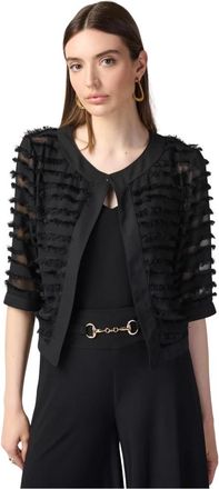 Joseph Ribkoff Elegante Bolerojas - Dames - Zomerjassen - Zwart - L - Polyester - Jassen
