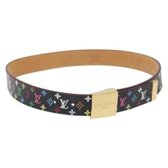Louis Vuitton Pre-owned Canvas belts - Dames - Pre-owned - Zwart - Maat: ONE Size