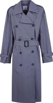 Toteme Coat Double-Breasted Crisp Summer