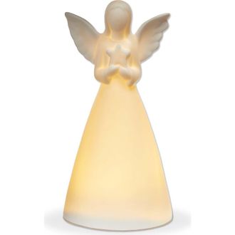Tag Starry Angel LED Decorative Sculpture White Ceramic Candle Holder at Nordstrom