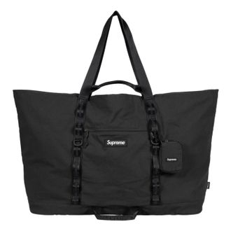SUPREME SS26 X-Large Tote Bag + Utility Pouch Black XLARGETOTEBAG-SS26-BLK