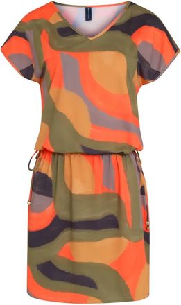 Lygia & Nanny Krishna abstract print dress - Orange