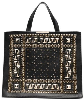 Philipp Plein studded tote bag - Black