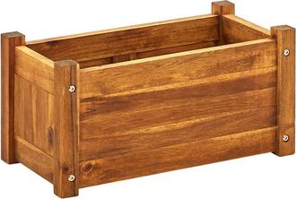 vidaXL Garden Raised Bed Acacia Wood 19.7x9.8x9.8, 42565