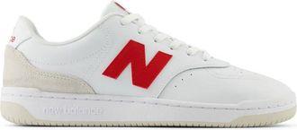 New Balance Mens BB80 Sneaker, White/Team Red, 7.5 UK