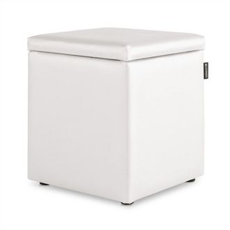 Happers Puff Cubo Arc&oacute;n Polipiel Blanco 1 Unidad Blanco