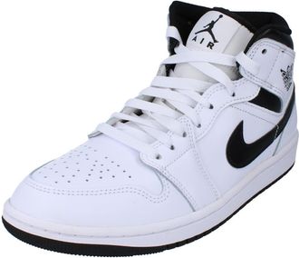 Nike Air Jordan 1 Mid Mens Trainers - White - Size UK 11.5
