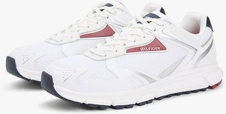 Tommy Hilfiger Mens Mix Media Runner Sneaker - White - US 11.5 / EU 45