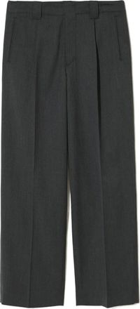 Undercover frayed-detail denim shirt - Black