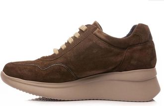 Callaghan Su&egrave;de Rits Sneakers Rubber Zool - Dames - Sneakers - Bruin - 40 EU - Su&egrave;de - Schoenen
