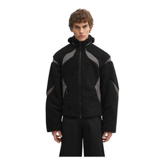 Heliot Emil Heliot Emil - Ge&iuml;soleerd Fleecejack - Heren - Sport - Zwart - Maat: L Leer