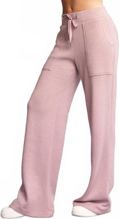 Heroine Sport Plush Lounge Pants In Vintage Rose