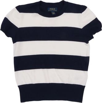 Polo Ralph Lauren Rondgebreide trui - Heren - Ronde hals truien - Blauw - S - Truien & Vesten