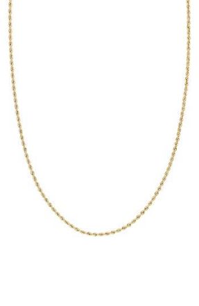 Bony Levy 14K Gold Rope Chain Necklace in 14Ky at Nordstrom Rack, Size 18