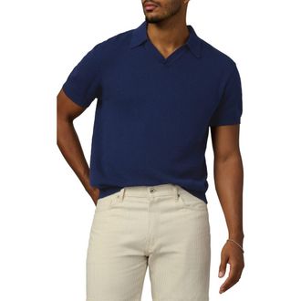Joe's Johnny Collar Polo in French Navy at Nordstrom, Size Xx-Large