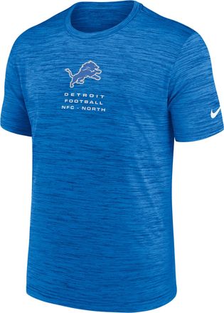 Nike Detroit Lions Velocity Nike Mens Dri-FIT NFL T-Shirt in Blue | NKPQ45A9J-QMV
