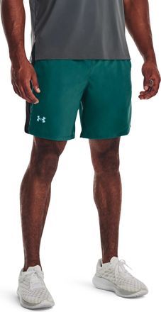 Under Armour Mens Launch Stretch Woven 17,8 Cm Shorts, (722) Coastal Teal/Black/Reflective, S