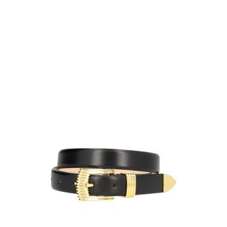 D&eacute;hanche Accessoires, Dames, Zwart, S, Leer, Rosen Leren Riem