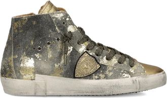 Philippe Model Sneakers alte metallizzate - Oro