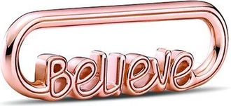 Pandora Me 14K Plated Believe Script Charm