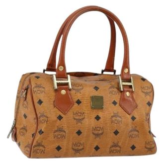 MCM Pre-owned Handbags, female, Brown, Size: ONE SIZE Pre-owned Hand Bag