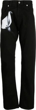 Honey Fucking Dijon Straight Fit Jeans, male, Black, M, Floral Print Cotton T-shirt