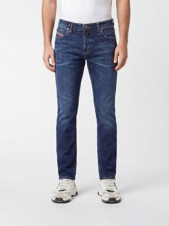 Philipp Plein Jeans slim fit in denim di cotone