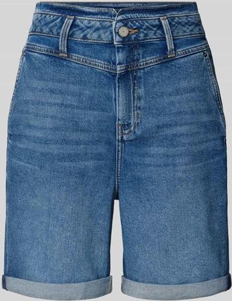 s.Oliver Red Label Relaxed Fit Jeansshorts aus Baumwoll-Mix in Dunkelblau, Größe 36