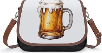 Generic God Is Great Beer Is Good Crossbody Bags for Women Shoulder Messenger Bag Purse Handbags